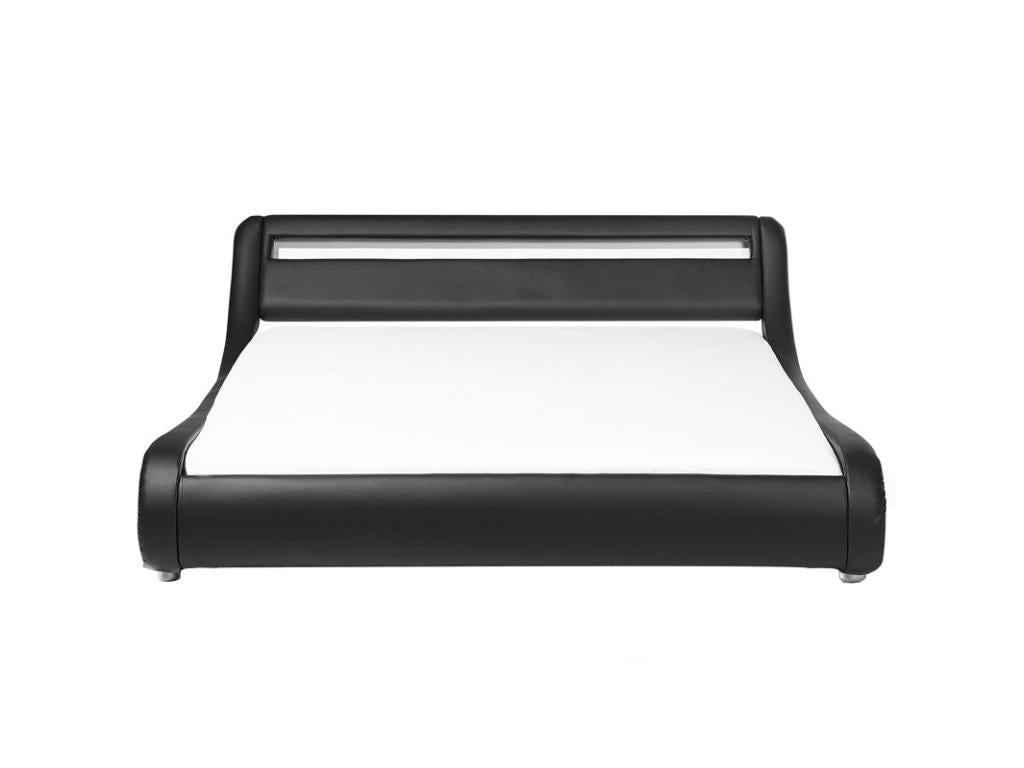 Decohaute LED Designer Bed - Colors - Black Sizes - 160x200 VZCW44066
