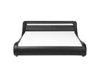 Decohaute LED Designer Bed - Colors - Black Sizes - 160x200 VZCW44066