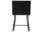 Folding metal bar table in black - L.60 x W.60 x H.103 cm UIFW41513