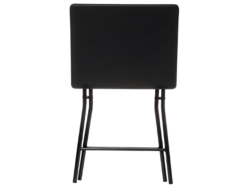 Table de bar pliante en métal coloris noir - L.60 x l.60 x H.103 cm UIFW41513