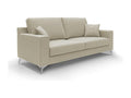 Domopure Waterproof Stain-Resistant Fabric Sofa T03 186 cm Beige XSPR31263