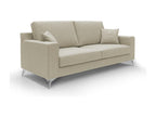 Domopure Waterproof Stain-Resistant Fabric Sofa T03 186 cm Beige XSPR31263