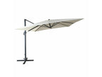 Domopure Roma Deluxe Aluminum Cantilever Parasol 300x400x280 cm ZQXM47652
