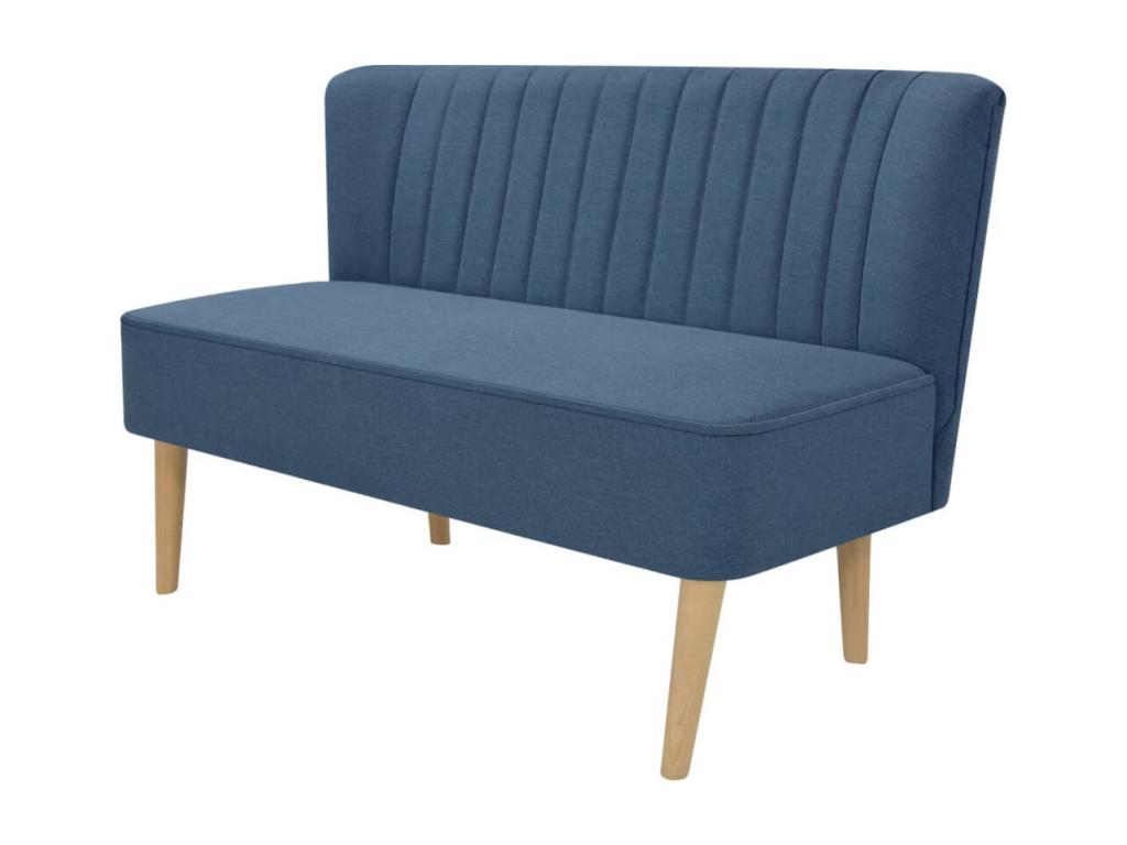 Sofa 117x55.5x77 cm Blue Fabric CNGC59322