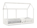Children's bed frame in the shape of a house, 80x200cm, solid pine wood XPAF99310