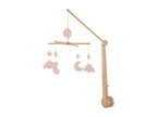 Wooden Musical Baby Mobile with 4 Toys IUXS78553