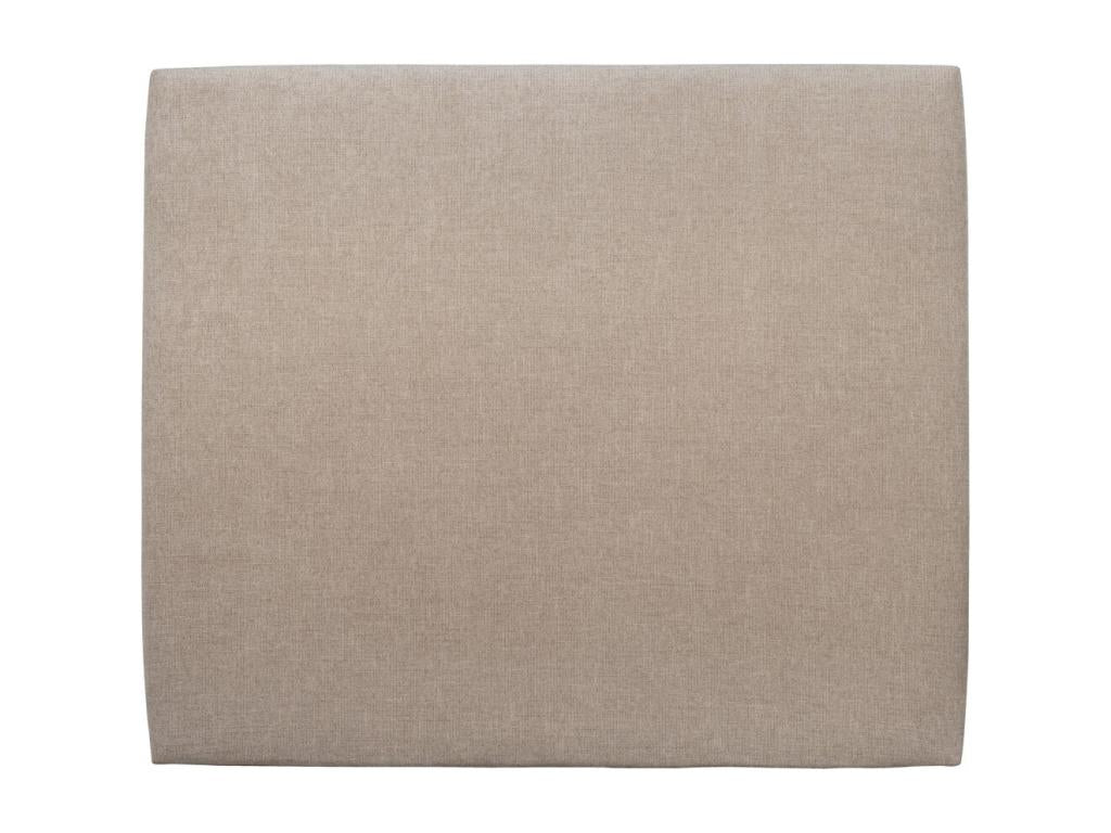 Upholstered Headboard, Beige Brown Fabric, 180 cm Wide - 10 cm Thick, Padded QSLD06415
