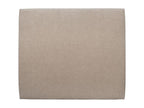 Upholstered Headboard, Beige Brown Fabric, 180 cm Wide - 10 cm Thick, Padded QSLD06415