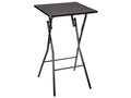 Folding metal bar table in black - L.60 x W.60 x H.103 cm UIFW41513