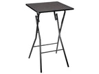 Folding metal bar table in black - L.60 x W.60 x H.103 cm UIFW41513
