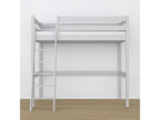 Wooden loft bed N03 Grey 90x200 OQDQ10018