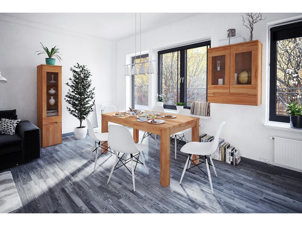 VENTO - Table en cœur de hêtre huilé naturel 90x170 BGKC30571