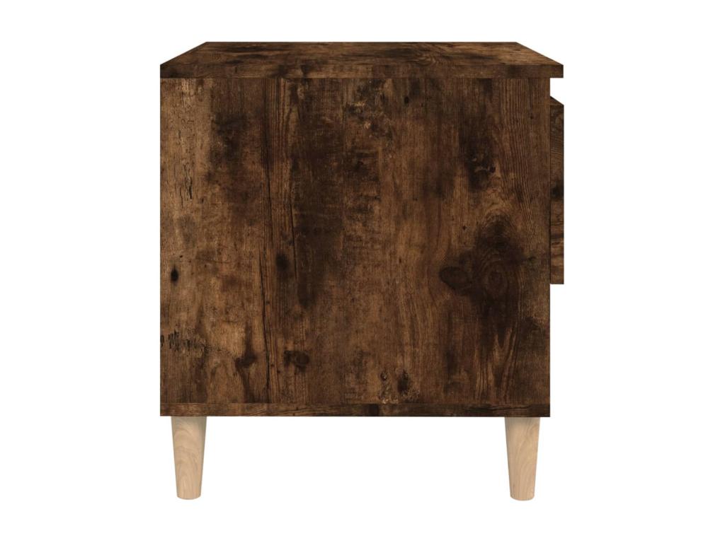 Table de chevet Chêne fumé 50x46x50 Bois d'ingénierie FFJO63216