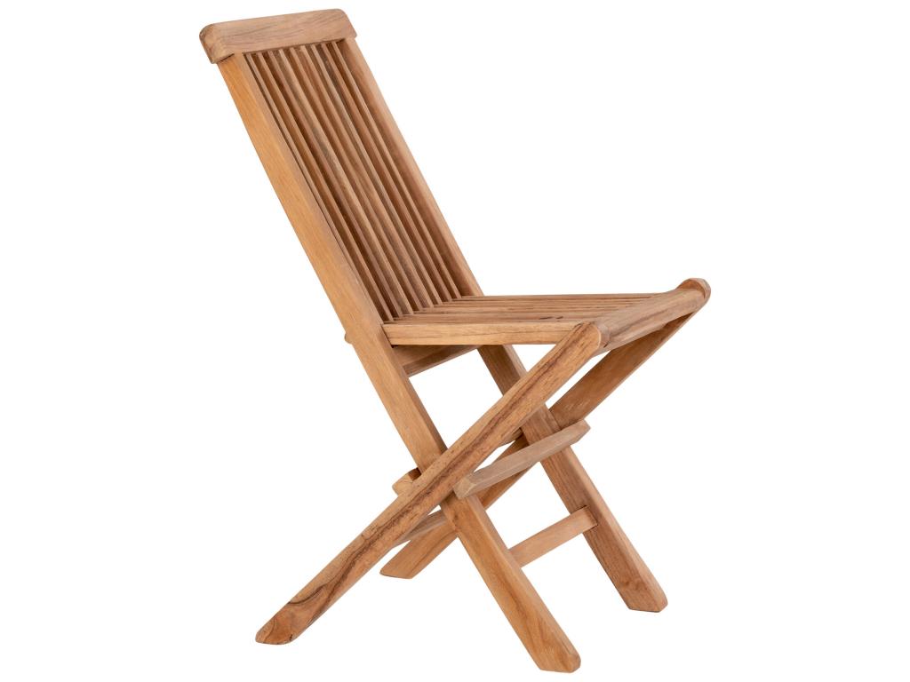 Domopure Chaise de salle à manger pour enfants en teck. OMRU68902