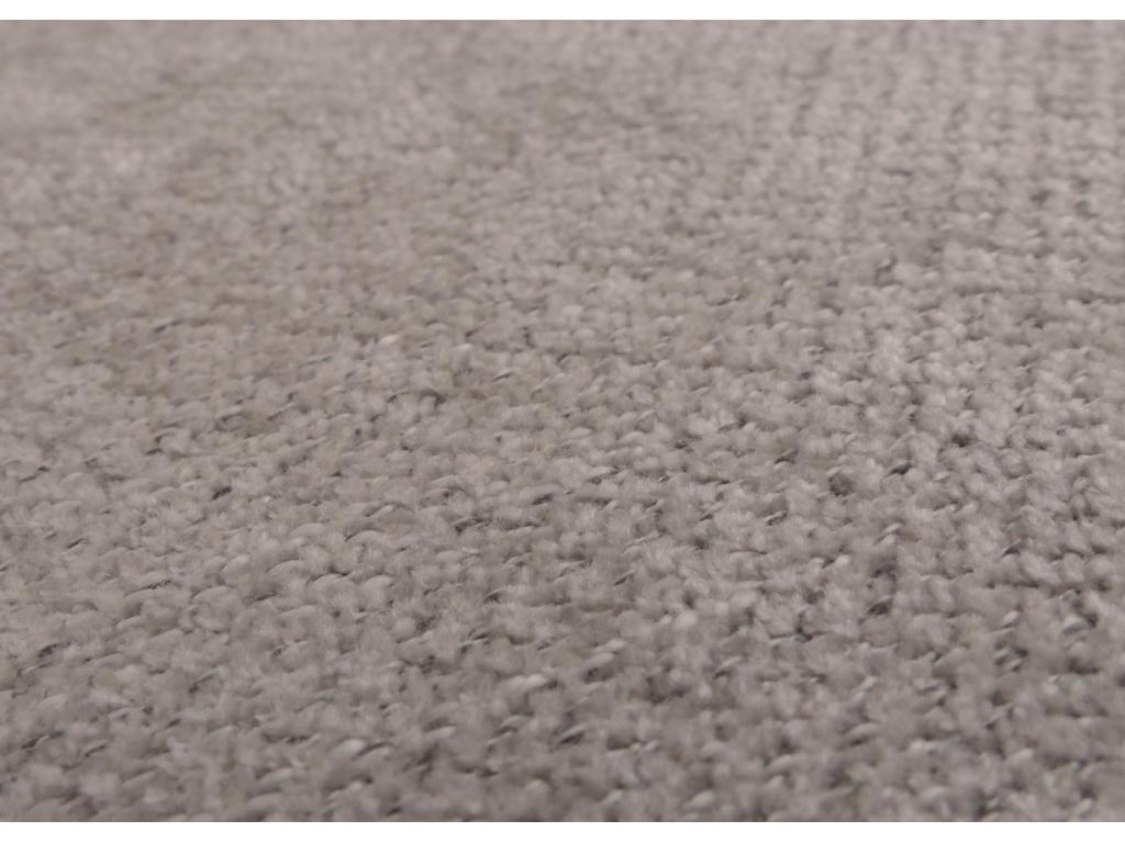 Chaise de salle à manger Domopure Chenille lot de 2 gris clair pieds couleur naturelle SGJT66475