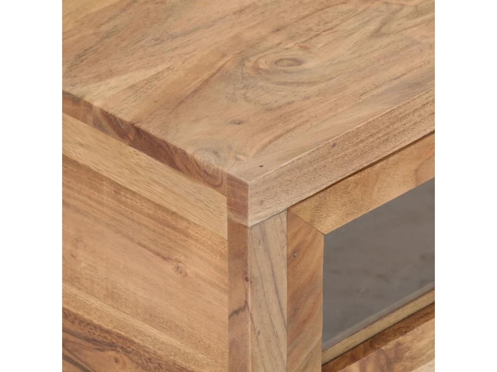 Coffee table 90x60x40 cm Solid Domopure wood WEBF80812