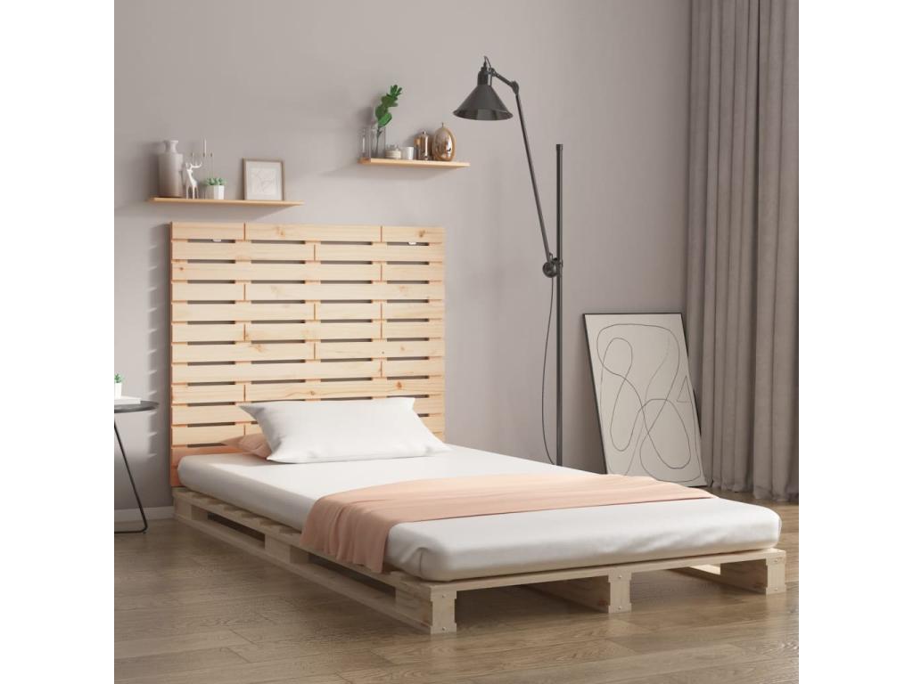 Tête de lit murale 146x3x91.5 cm Bois massif de pin AEEE49691