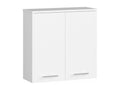 armoire salle de bains blanche 60x22x60 cm 2 portes SGNX48049