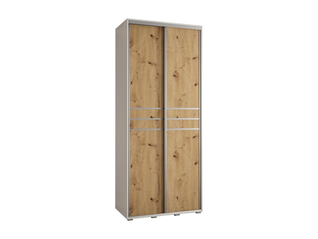 Domopure 10 Sliding Door Wardrobe 235.2/100/60 2 Doors QUVZ90539
