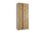 Domopure 10 Sliding Door Wardrobe 235.2/100/60 2 Doors QUVZ90539