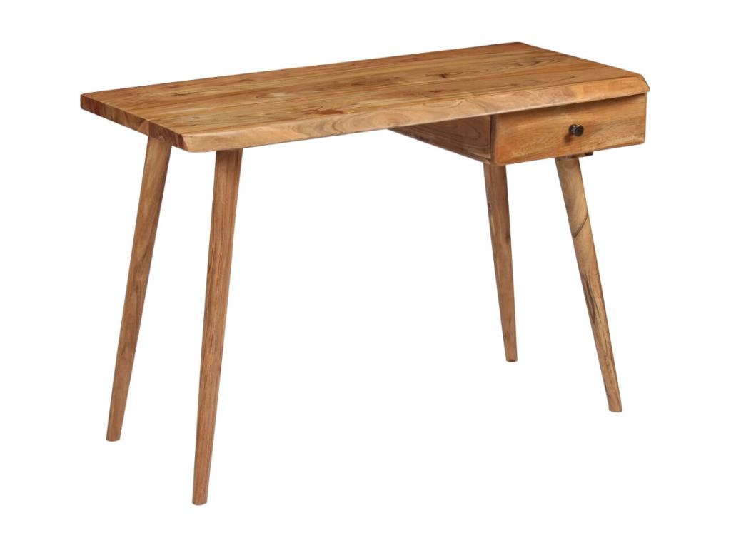 Table à écrire Bois d'Domopure massif 110x50x76 cm CUUY19330