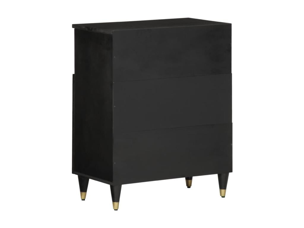 Armoire latérale 60x33x75 cm bois massif de manguier MUCY16895