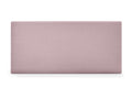 Domopure Aqualine Smooth Fabric Headboard 95x50cm for 90cm Beds - Salmon ZWBE11572