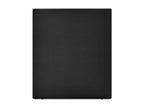 Decohaute Aqualine Upholstered Fabric Headboard 105x60cm for 105cm Bed - Black RMIY24011
