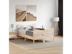 Bed frame without mattress 120x190 cm solid pine wood GZIT82892