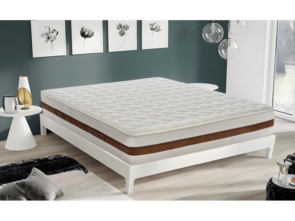 Memory foam mattress with 5 cm of memory foam, 22 cm high, Domopure model 140x200 cm GIIA73429