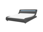 Decohaute LED Designer Bed - Colors - Black Sizes - 160x200 VZCW44066