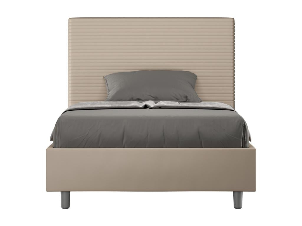 Domopure 100x200 bed with dove grey slatted base TGQX00426