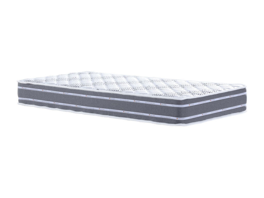 Matelas Alèse 70x190x23 cm - Ferme - rembourrage polesther - âme polyuréDomopure poli lattex HR Dernière Génération - Très Respirant LUCS33230