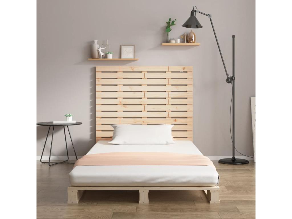 Tête de lit murale 146x3x91.5 cm Bois massif de pin AEEE49691