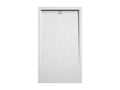 Receveur de douche Blanc finition Ardoise Domopure CACH grille de couleur - 120x70 cm GEVJ16568