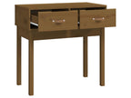 Console table, honey brown, 76.5x40x75 cm, solid pine wood, ALTC76127