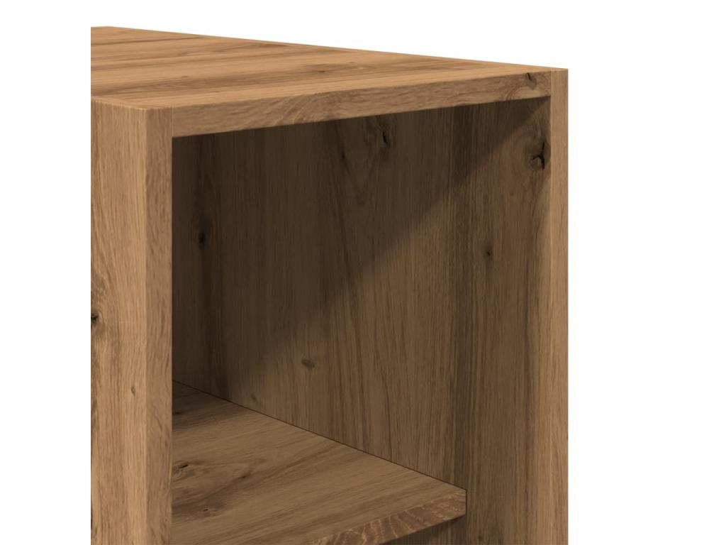 Handcrafted oak wardrobe 30x50x200 cm engineered wood SPTG87046