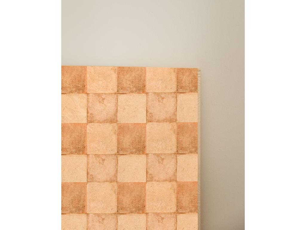 Tête de lit en bois de pin naturelle imprimée 150x80cm - Domopure XHUV53612