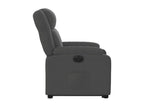 Dark grey fabric electric recliner chair WGHS08953