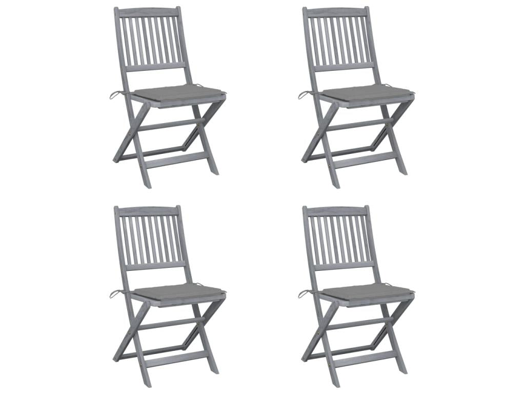 Decohaute 12 BVNZ70212 Outdoor Folding Chairs with Cushions