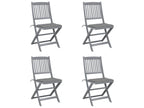Decohaute 12 BVNZ70212 Outdoor Folding Chairs with Cushions