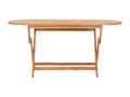 7-Piece Folding Outdoor Dining Set, Solid Teak Wood WOFH06449
