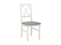 Victorville 174 Chair, White - Light Grey, 91x43x40cm, Upholstered, Wooden, HOZU53358