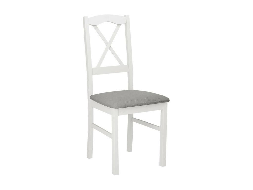 Victorville 174 Chair, White - Light Grey, 91x43x40cm, Upholstered, Wooden, HOZU53358