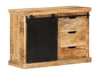 Buffet 80x30x55 cm bois de manguier brut massif UKUE24650