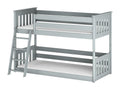 Domopure BB014 Bunk Beds 80x190 cm Grey WQKG75183