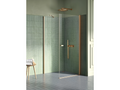 Cabine de douche pivotante 90x120 cm cuivre brossé Domopure COPPER BRUSHED EQGR55902