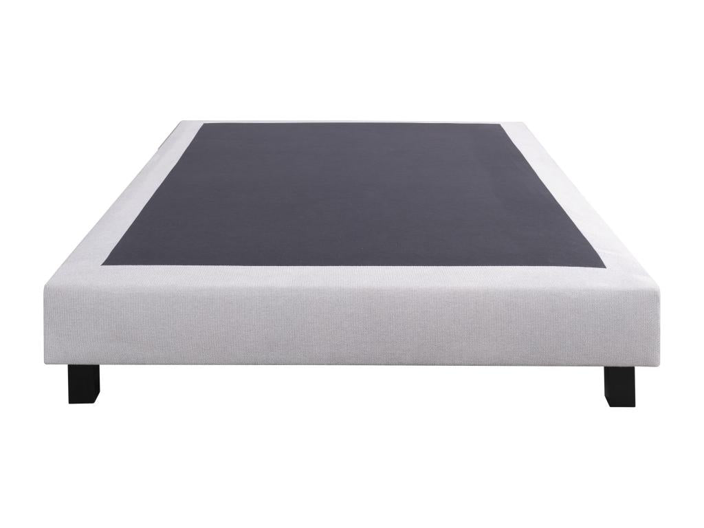 Ensemble Matelas 90x190 cm Decohaute 26 cm sommier gris CLOM57215