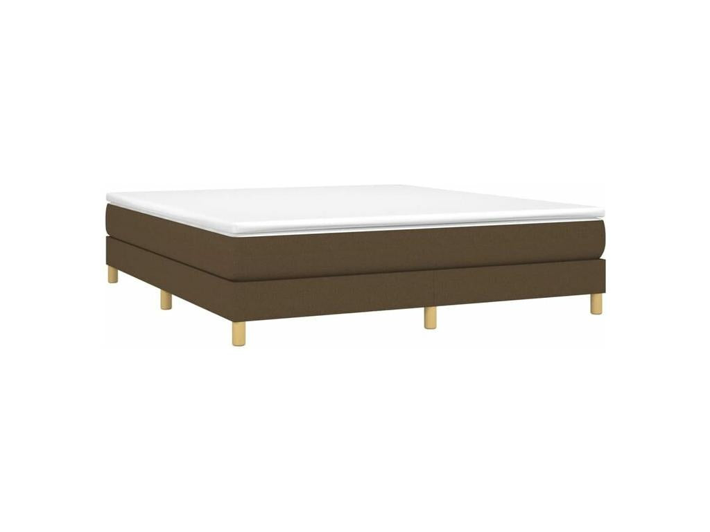 Chicyla bed base with dark brown mattress 160x200 HECQ54178