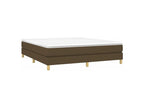 Chicyla bed base with dark brown mattress 160x200 HECQ54178